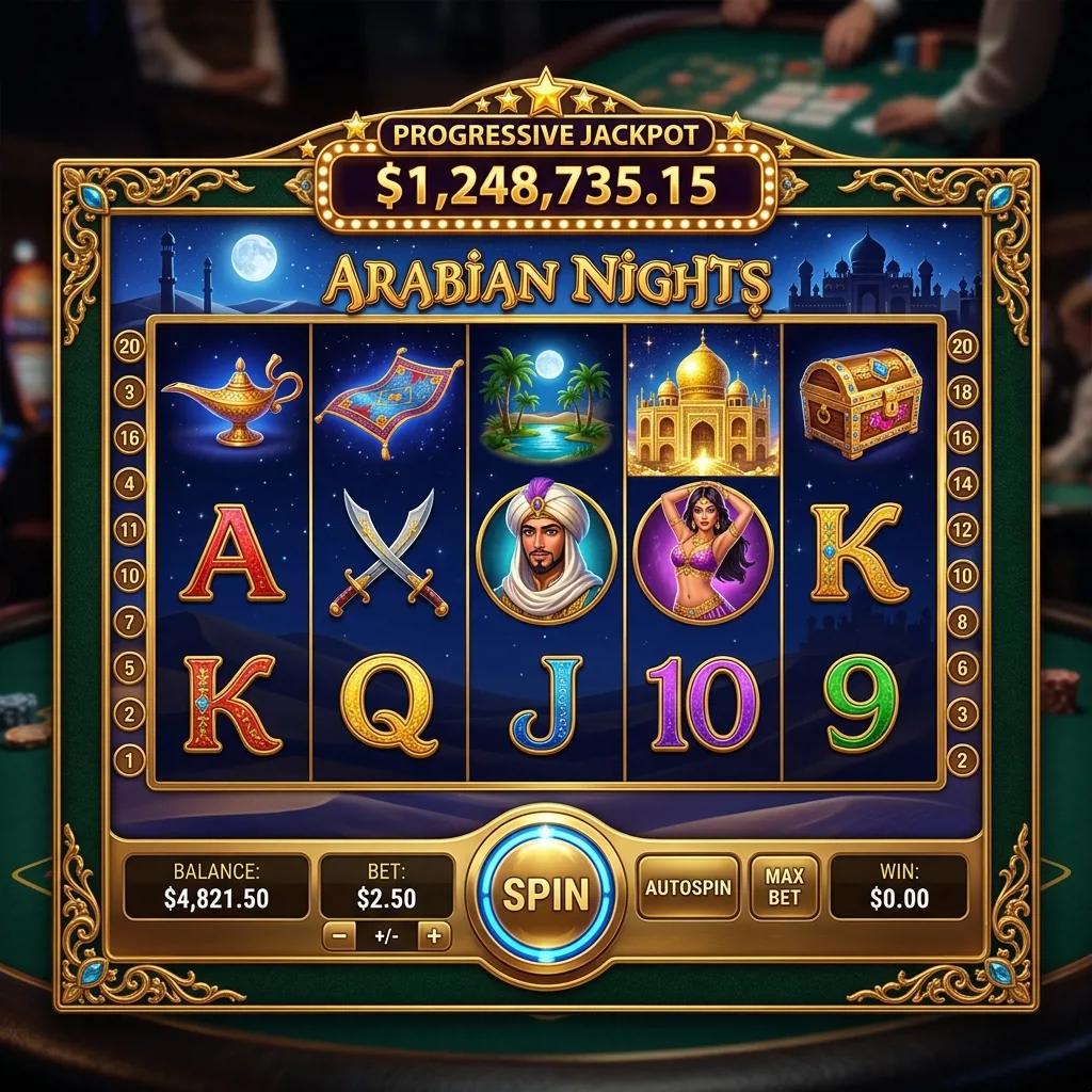Слот Arabian Nights в восточной тематике с джекпотом